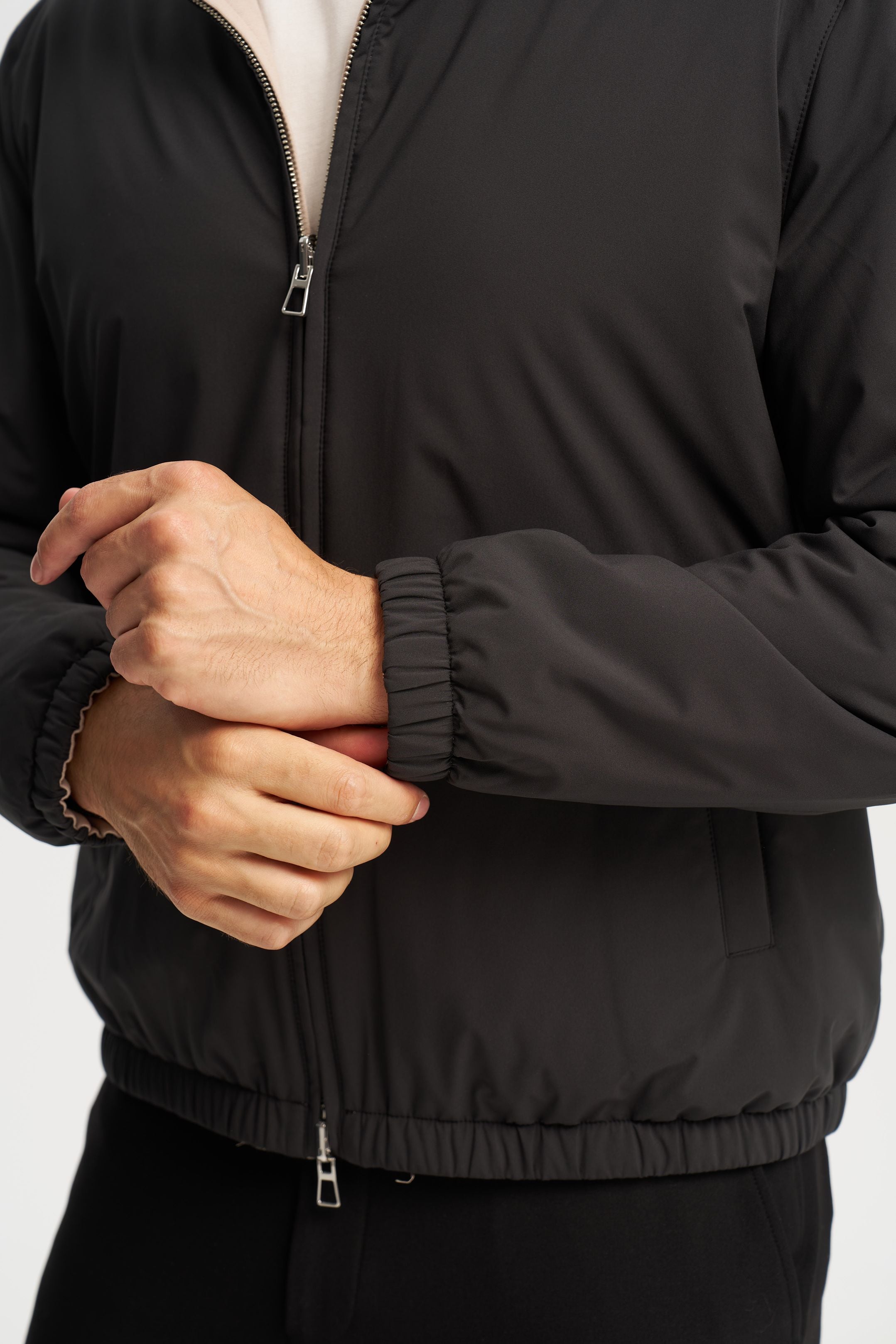 Como Reversible Jacket Black