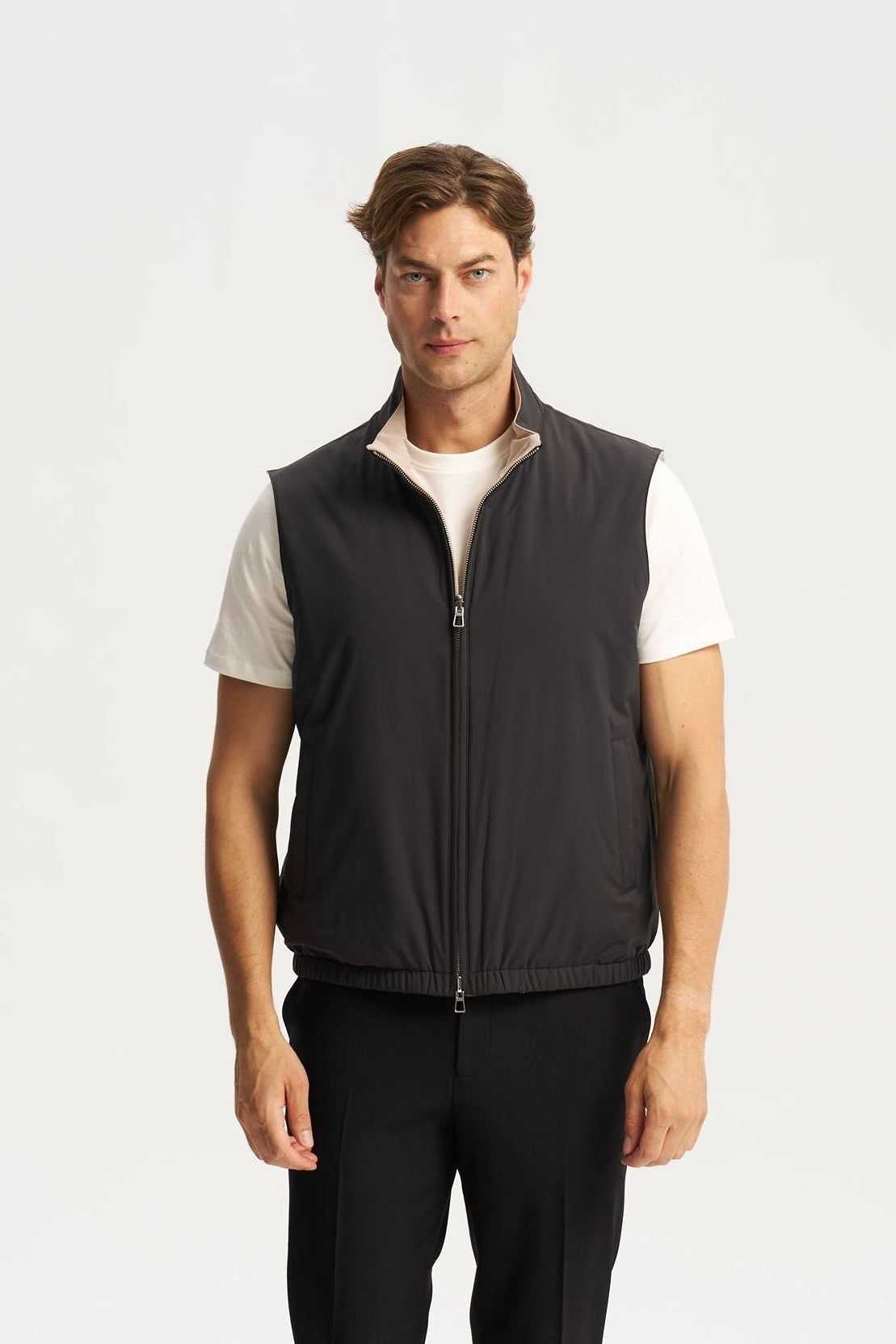 Como Reversible Vest Black