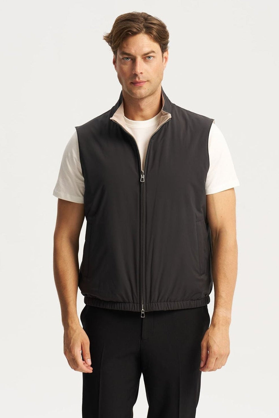 Como Reversible Vest Black