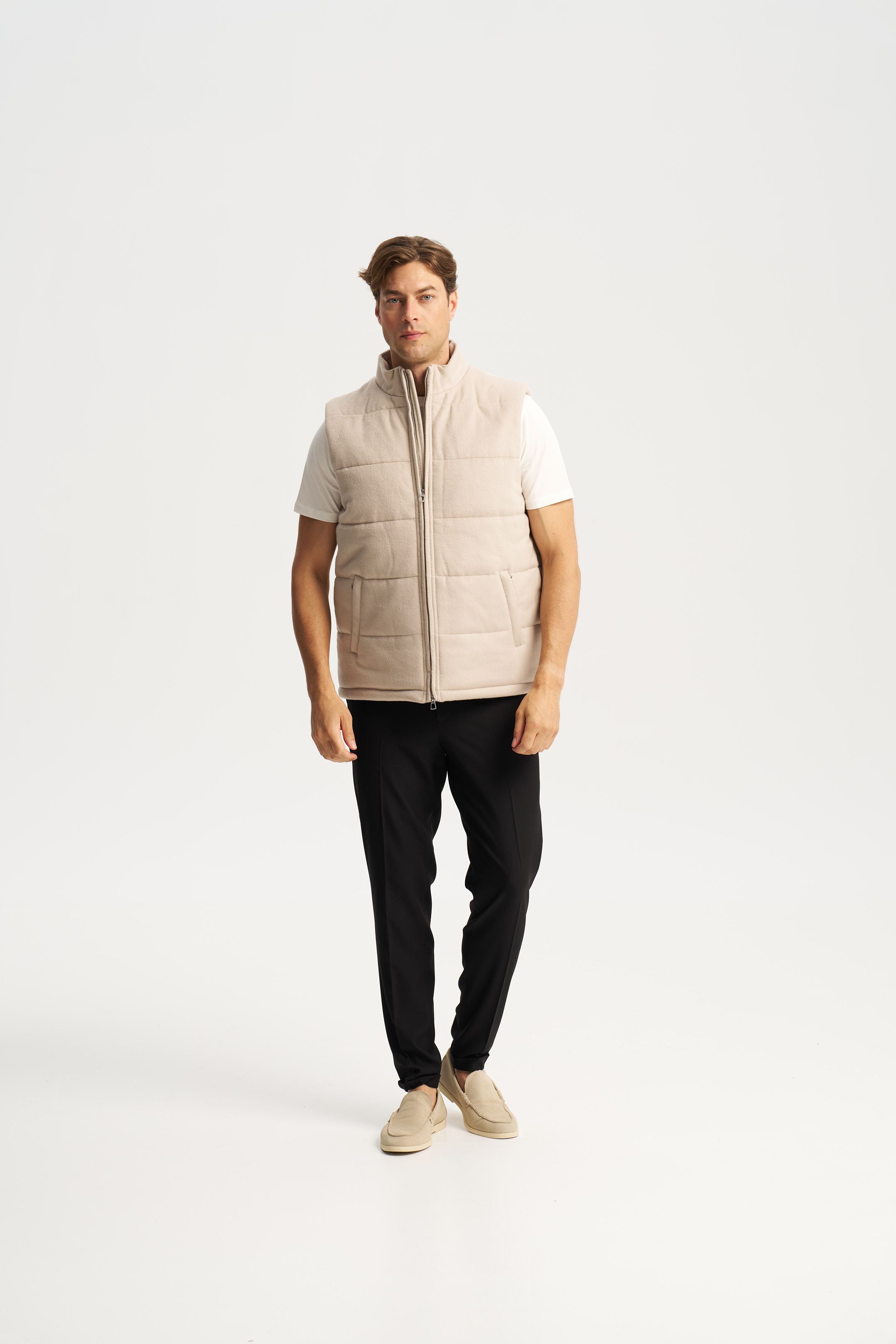 Riva Gilet Ecru
