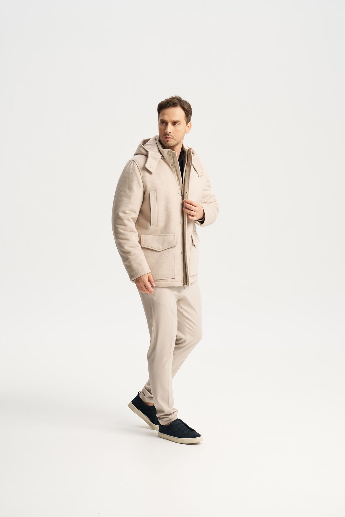 Andermatt Coat Ecru