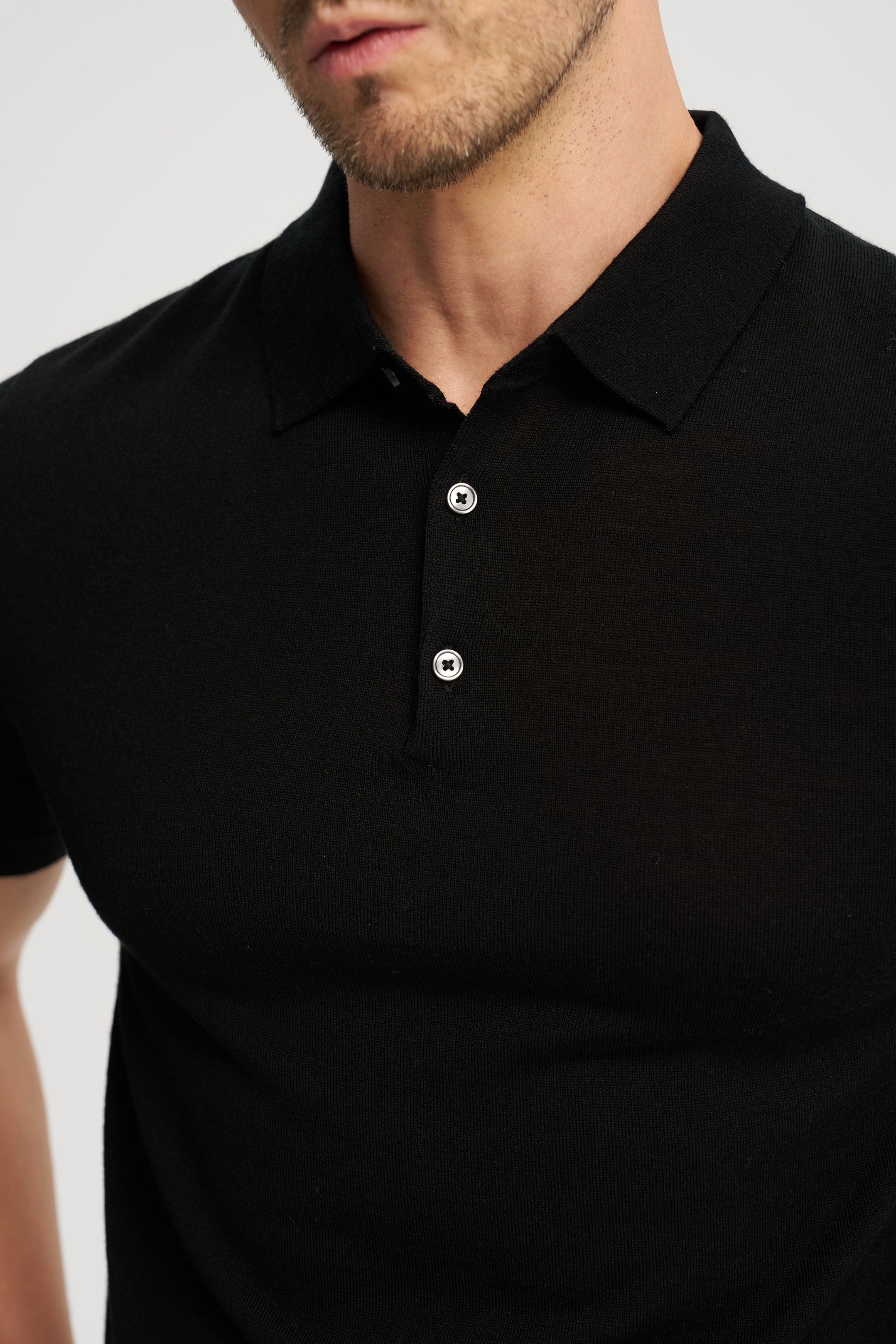 Monaco Short Sleeve Polo Black