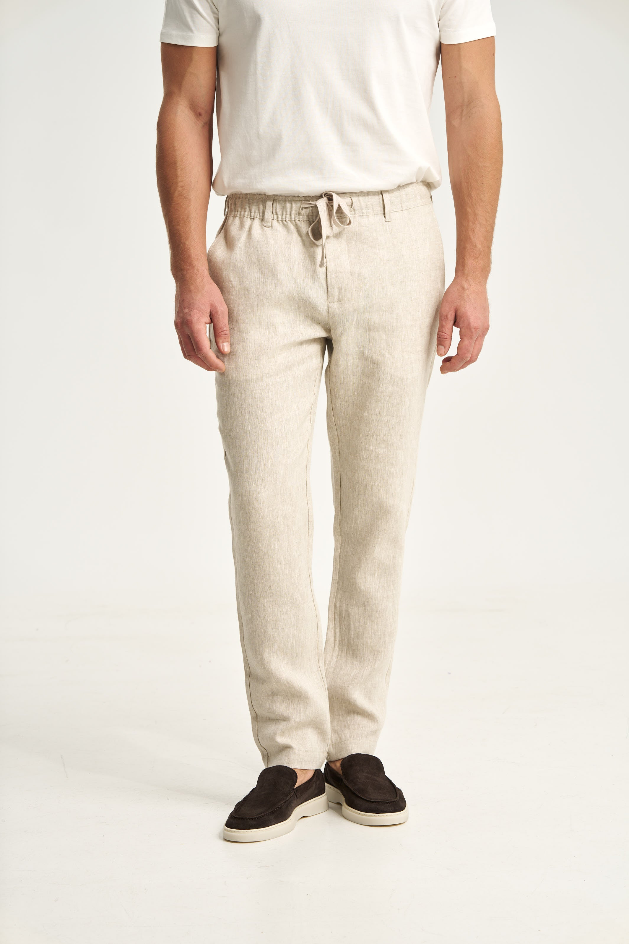 Linen Trousers Beige