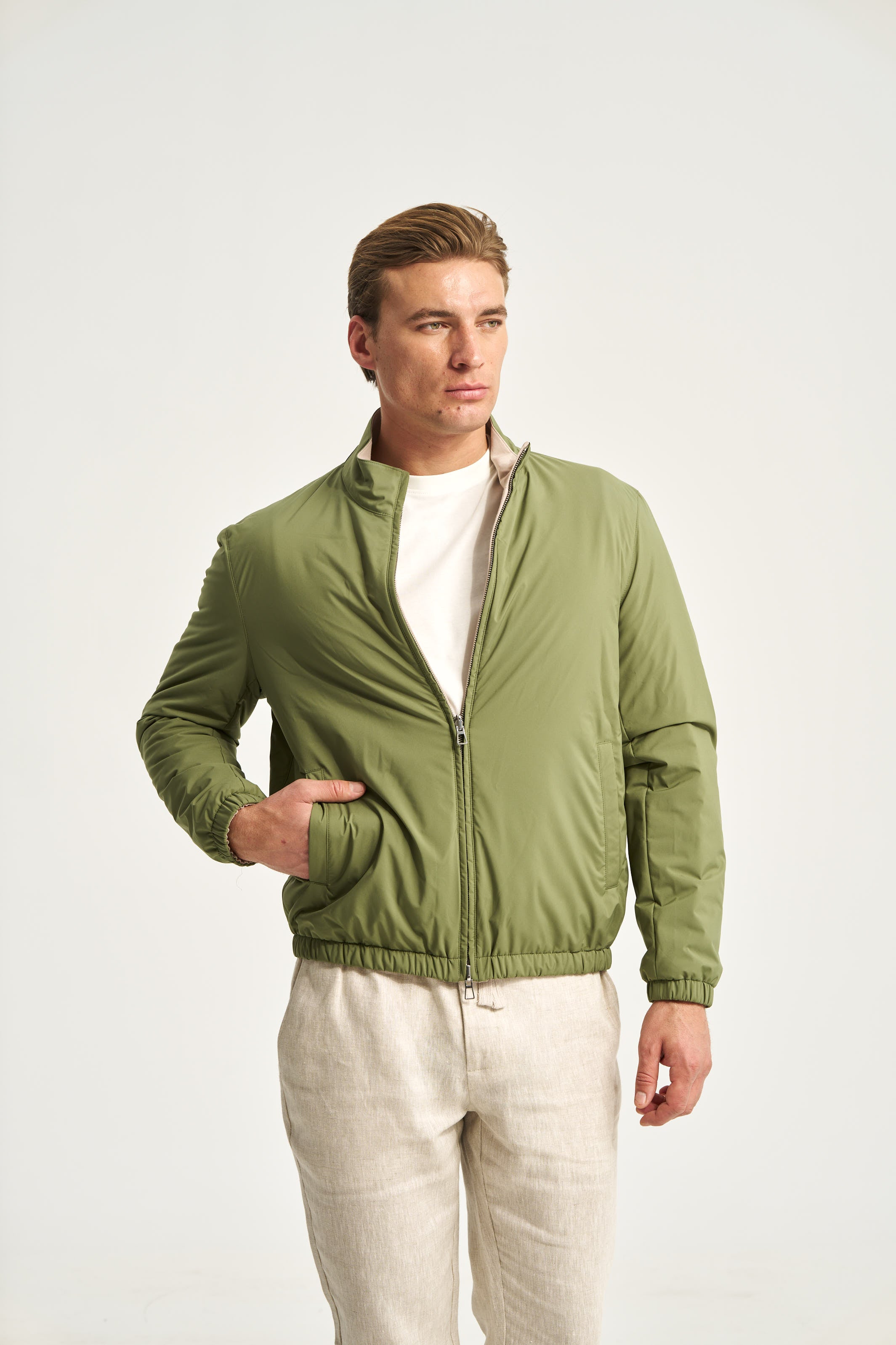 Como Reversible Jacket Green