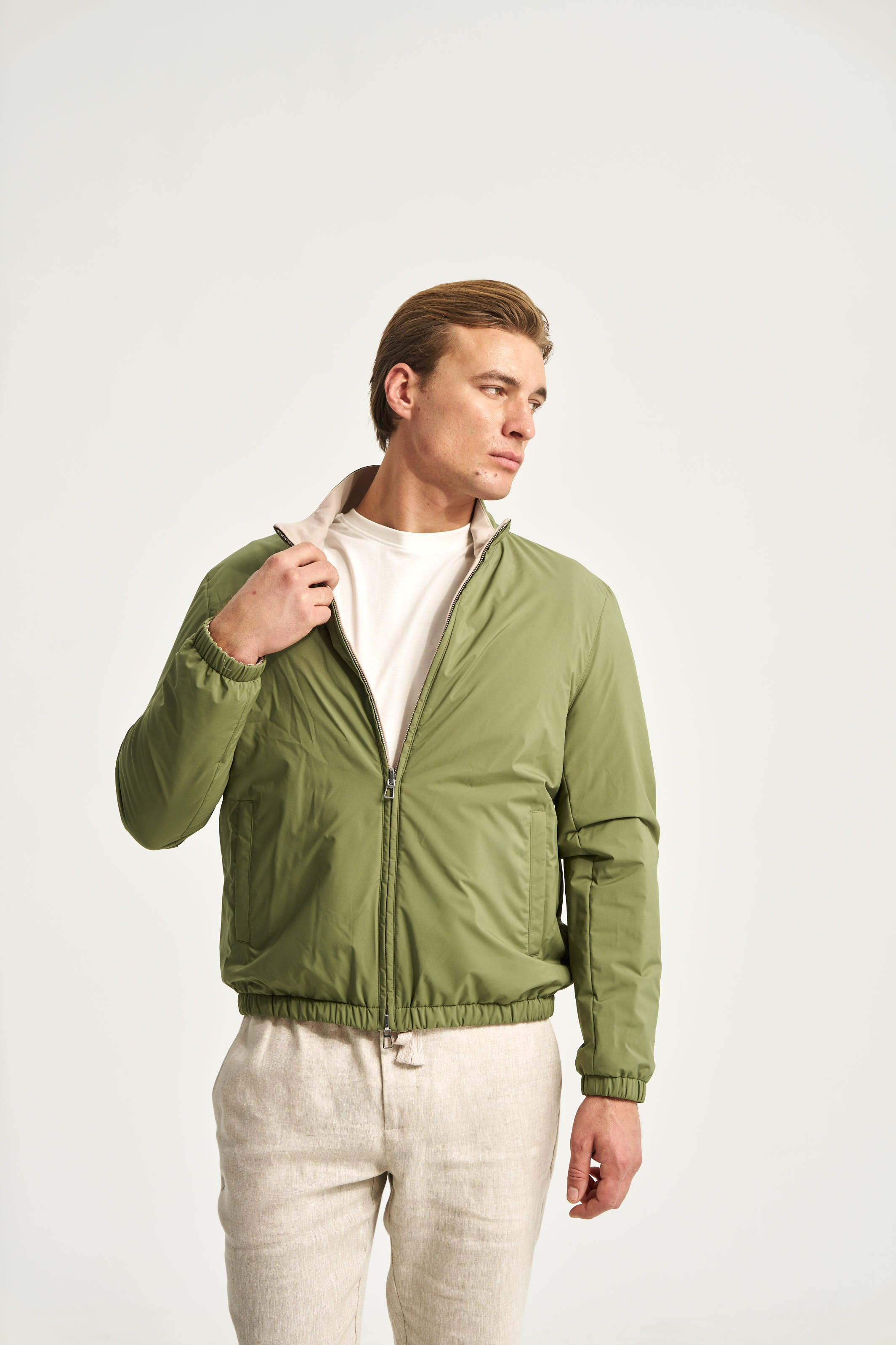 Como Reversible Jacket Green