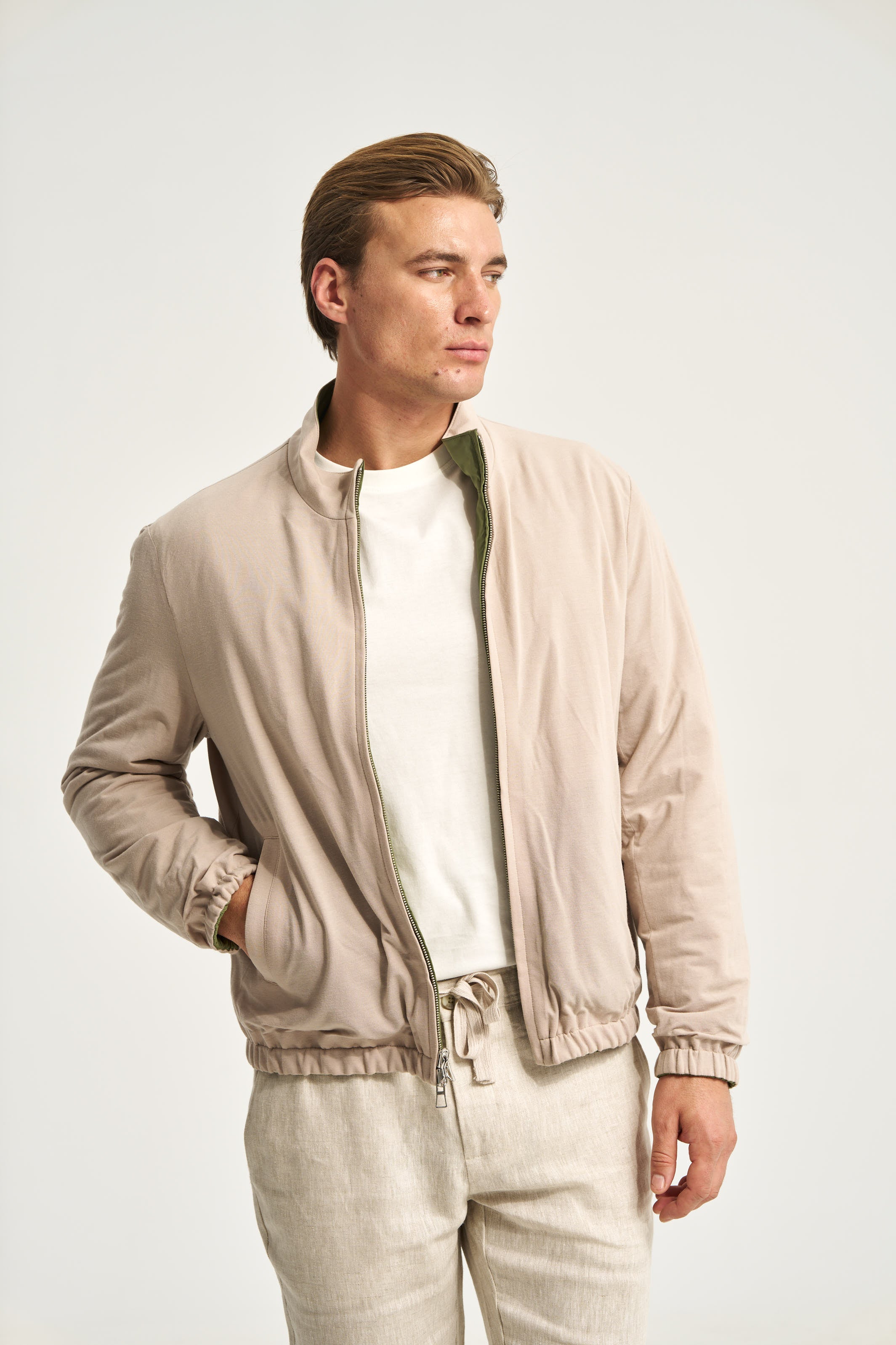 Como Reversible Jacket Green