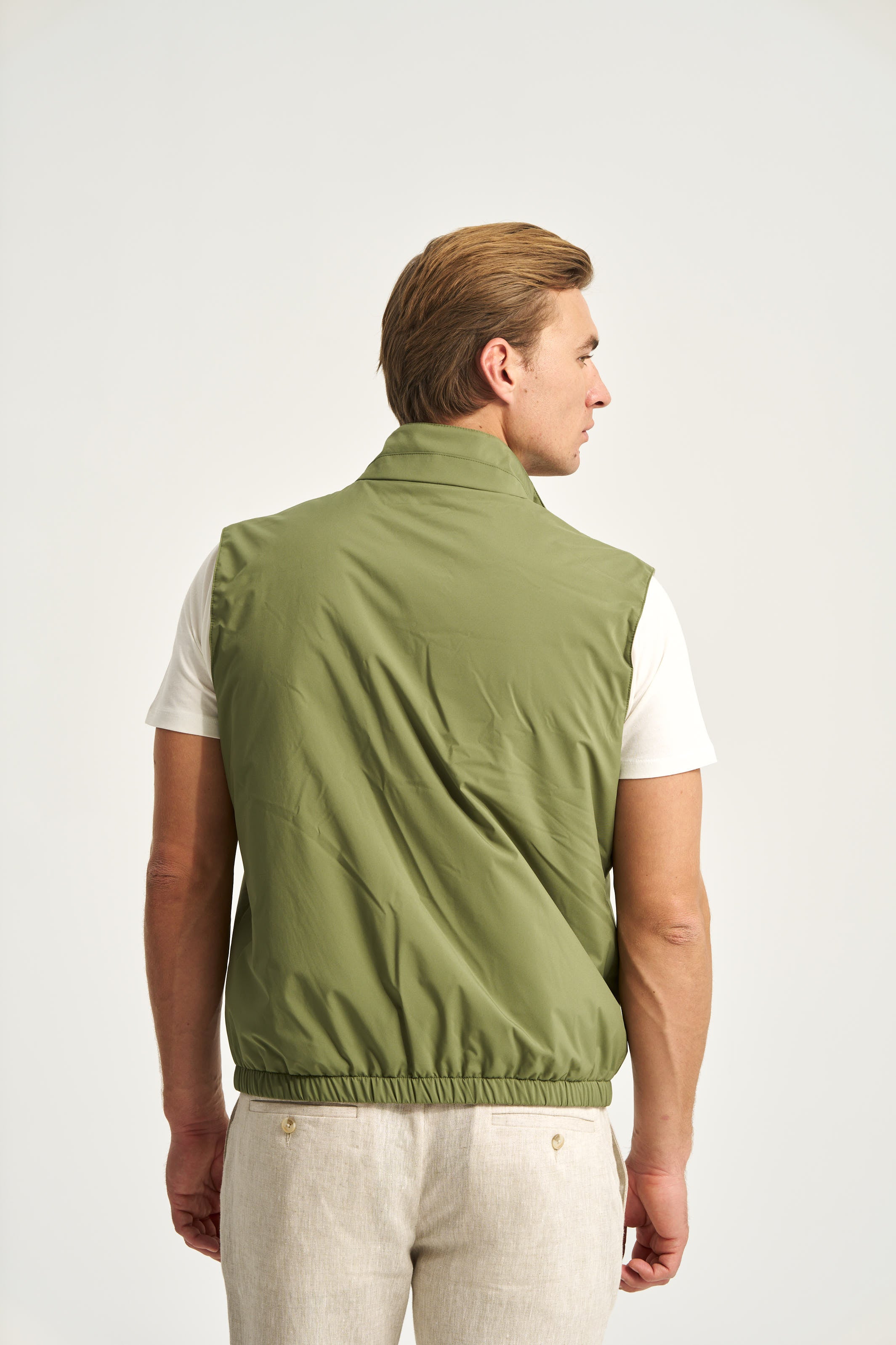 Como Reversible Vest Green