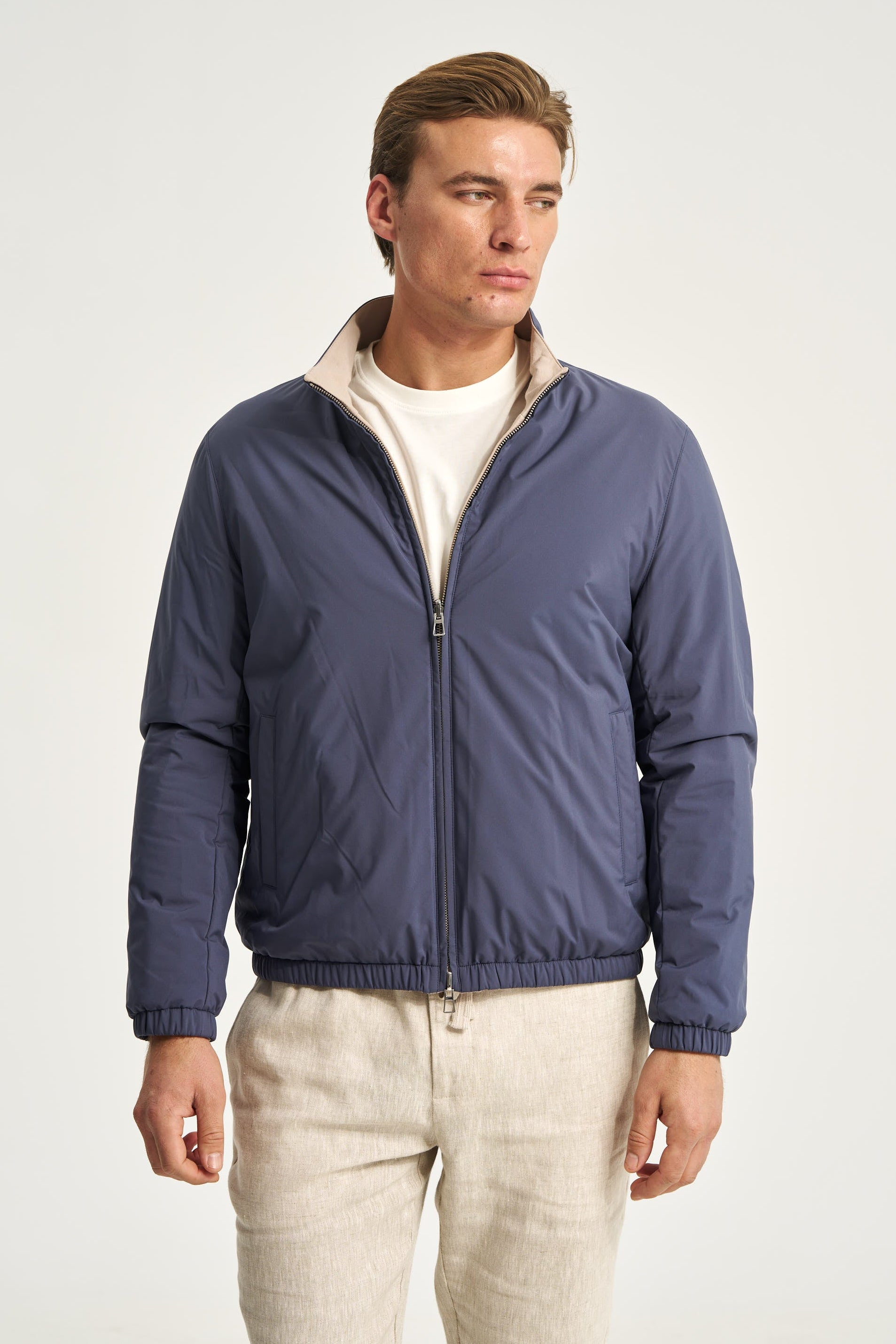 Como Reversible Jacket Blue