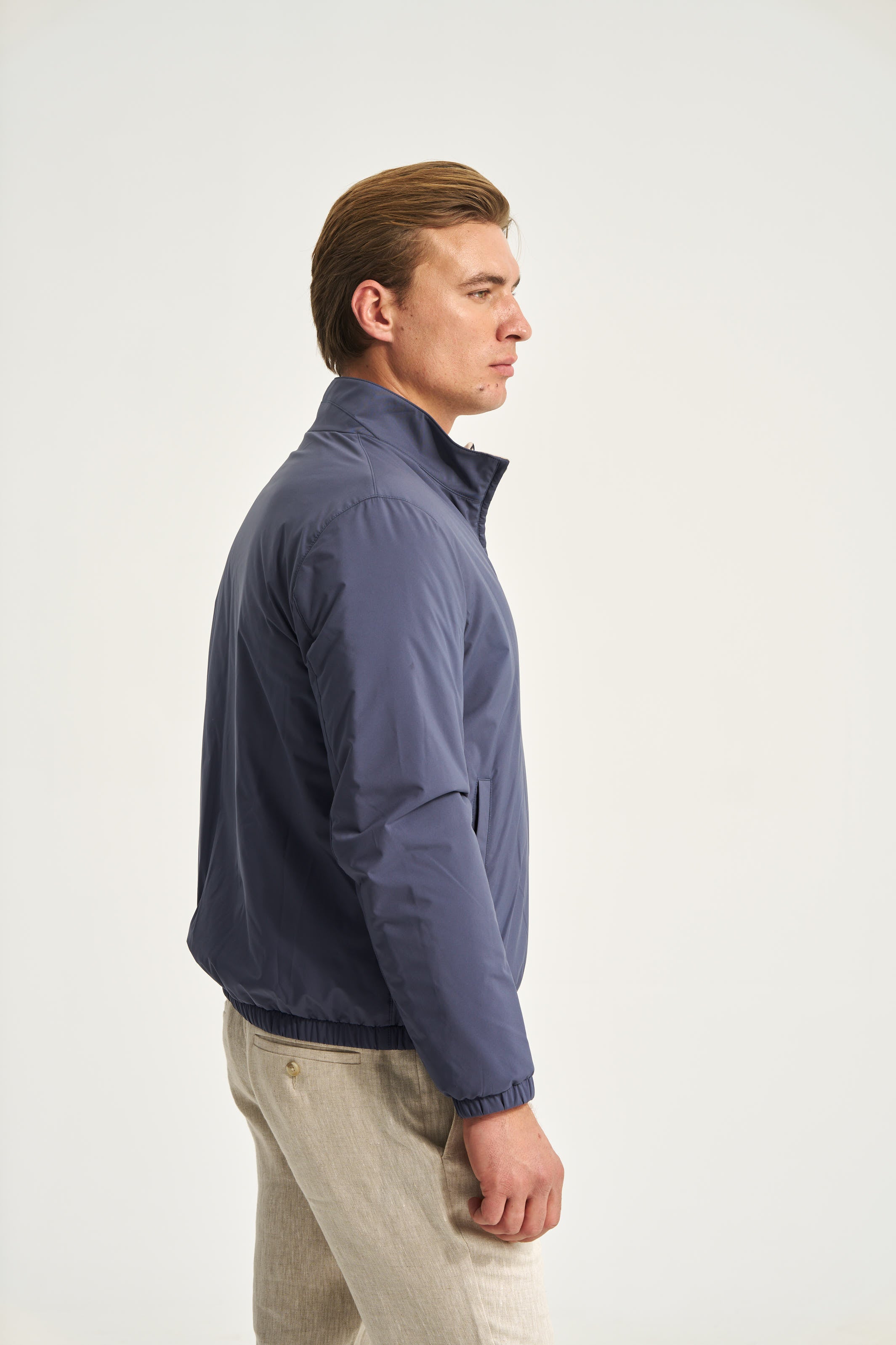 Como Reversible Jacket Blue