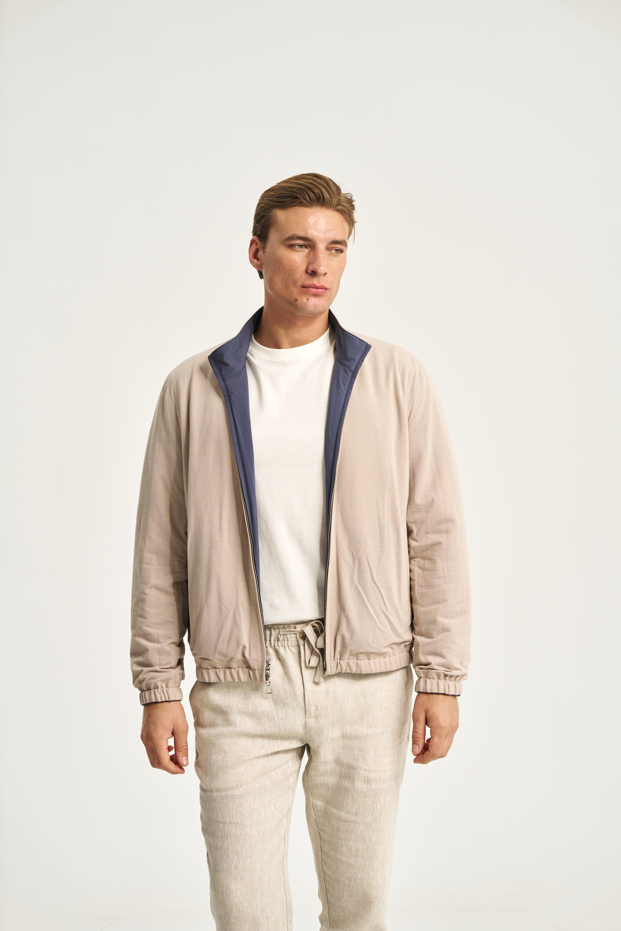 Como Reversible Jacket Blue