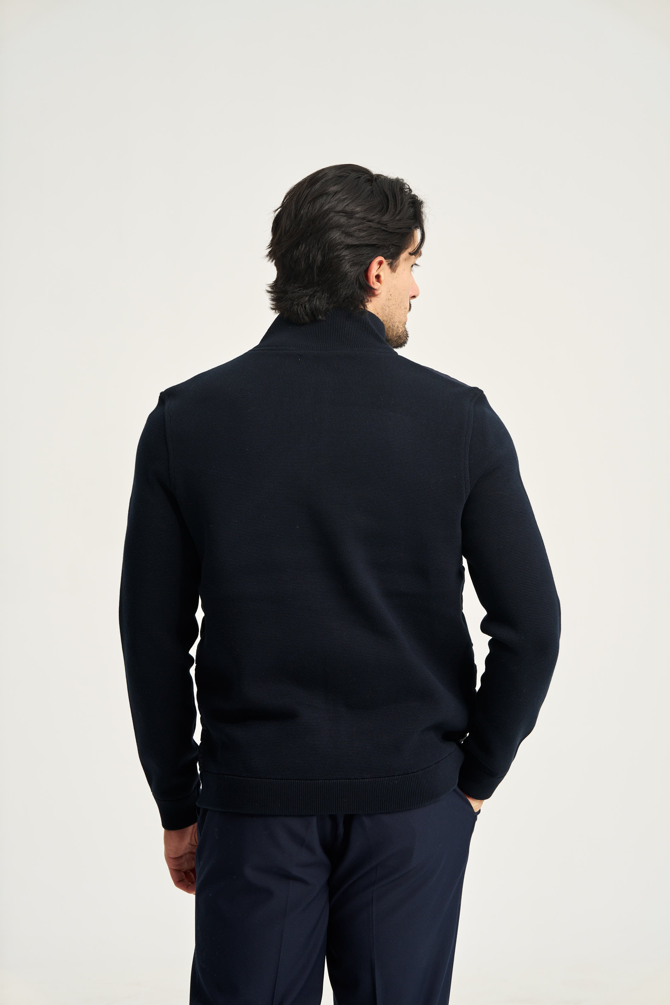 Avallon Padded Cardigan Navy