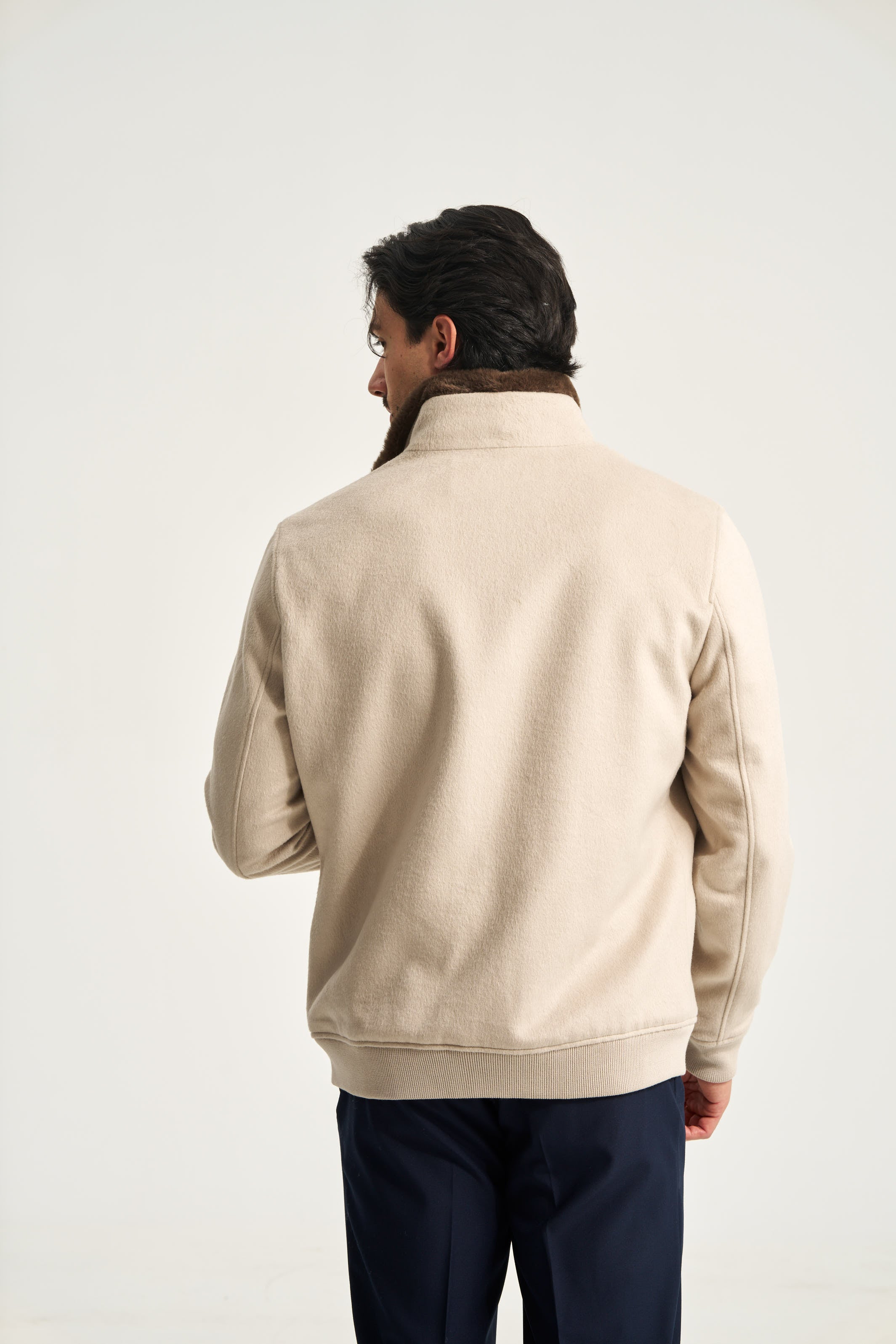 Florence Fur Jacket Beige