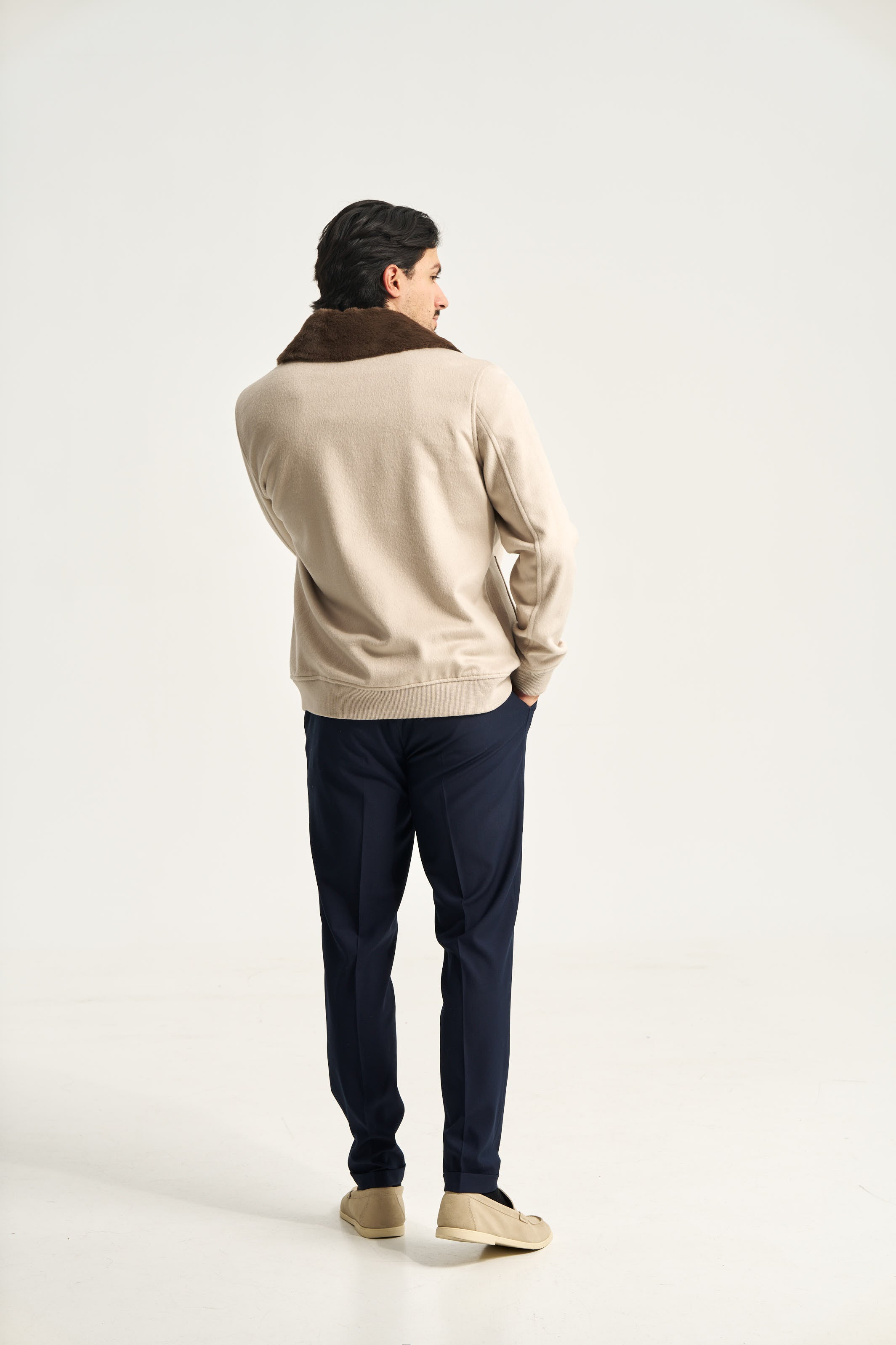 Constance Fur Jacket Beige