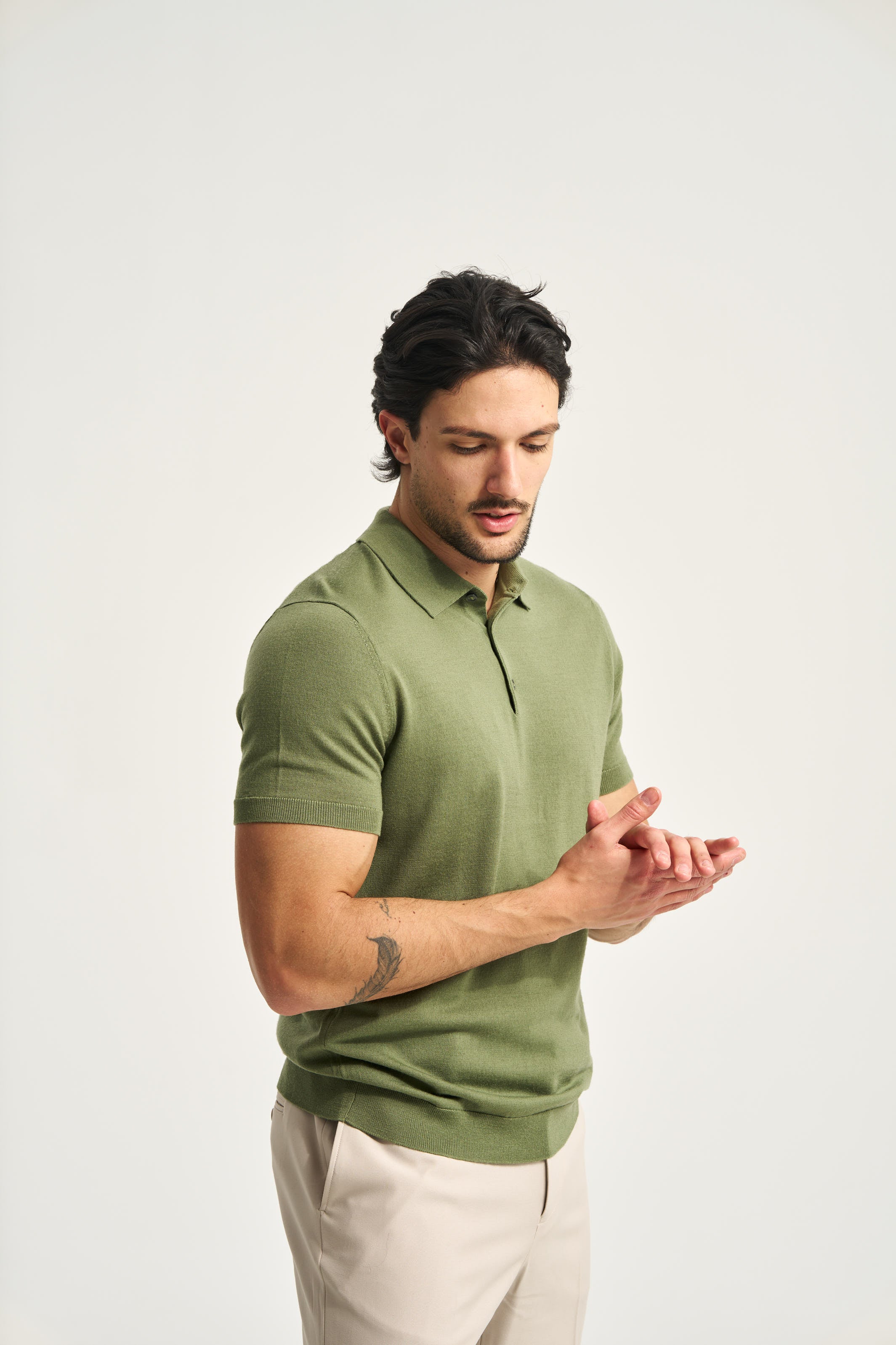 Monaco Short Sleeve Polo Green