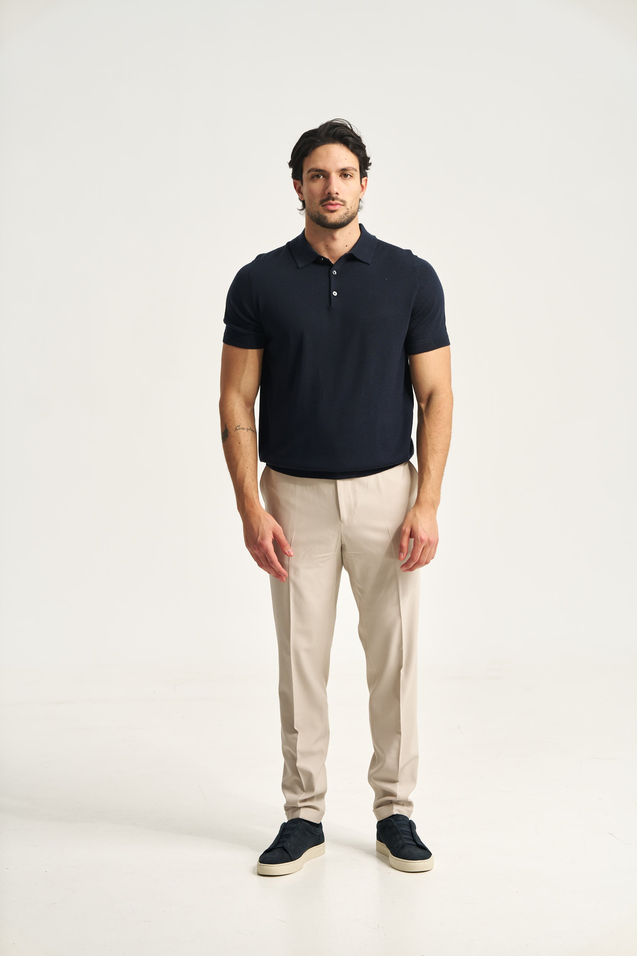 Monaco Short Sleeve Polo Navy