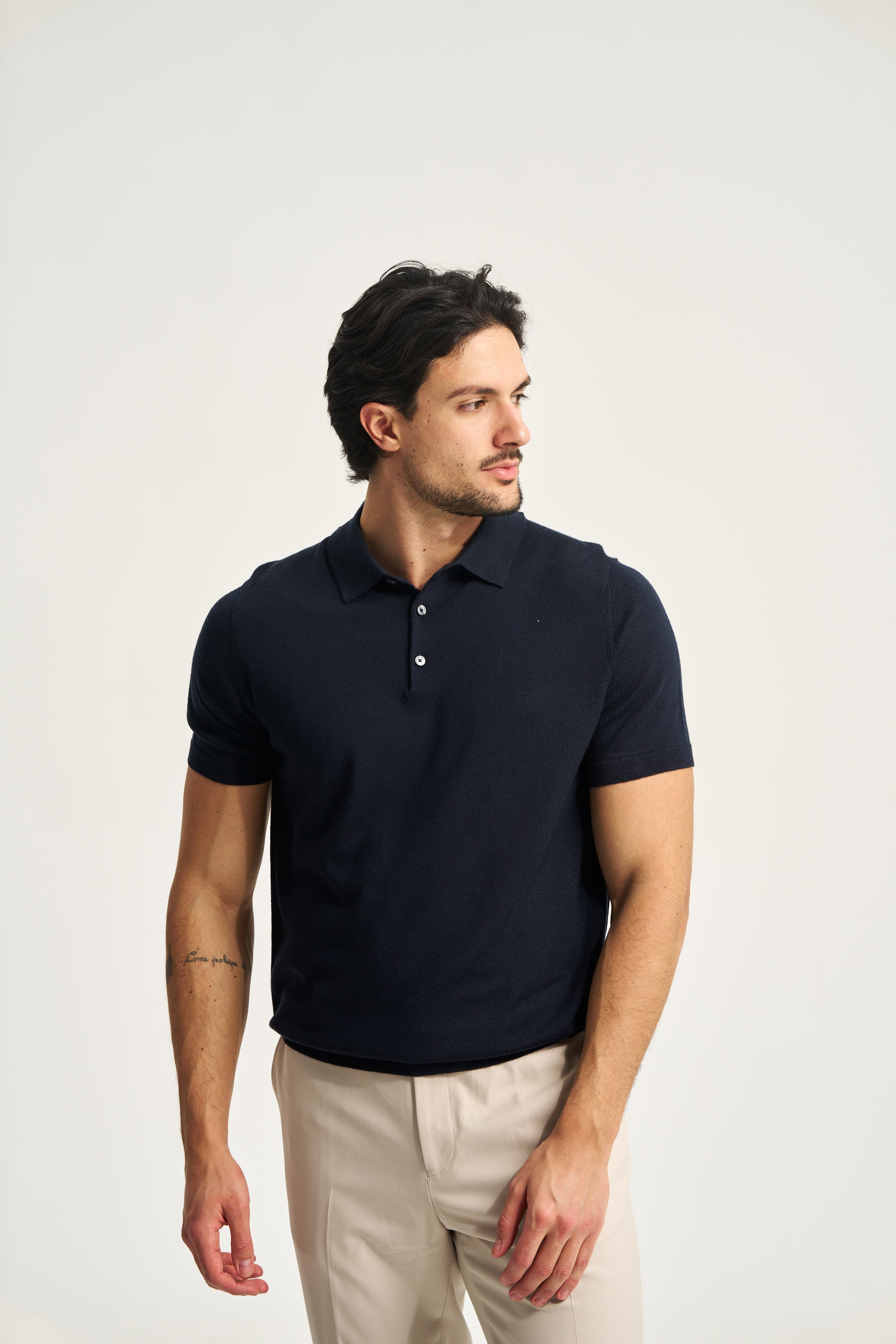 Monaco Short Sleeve Polo Navy