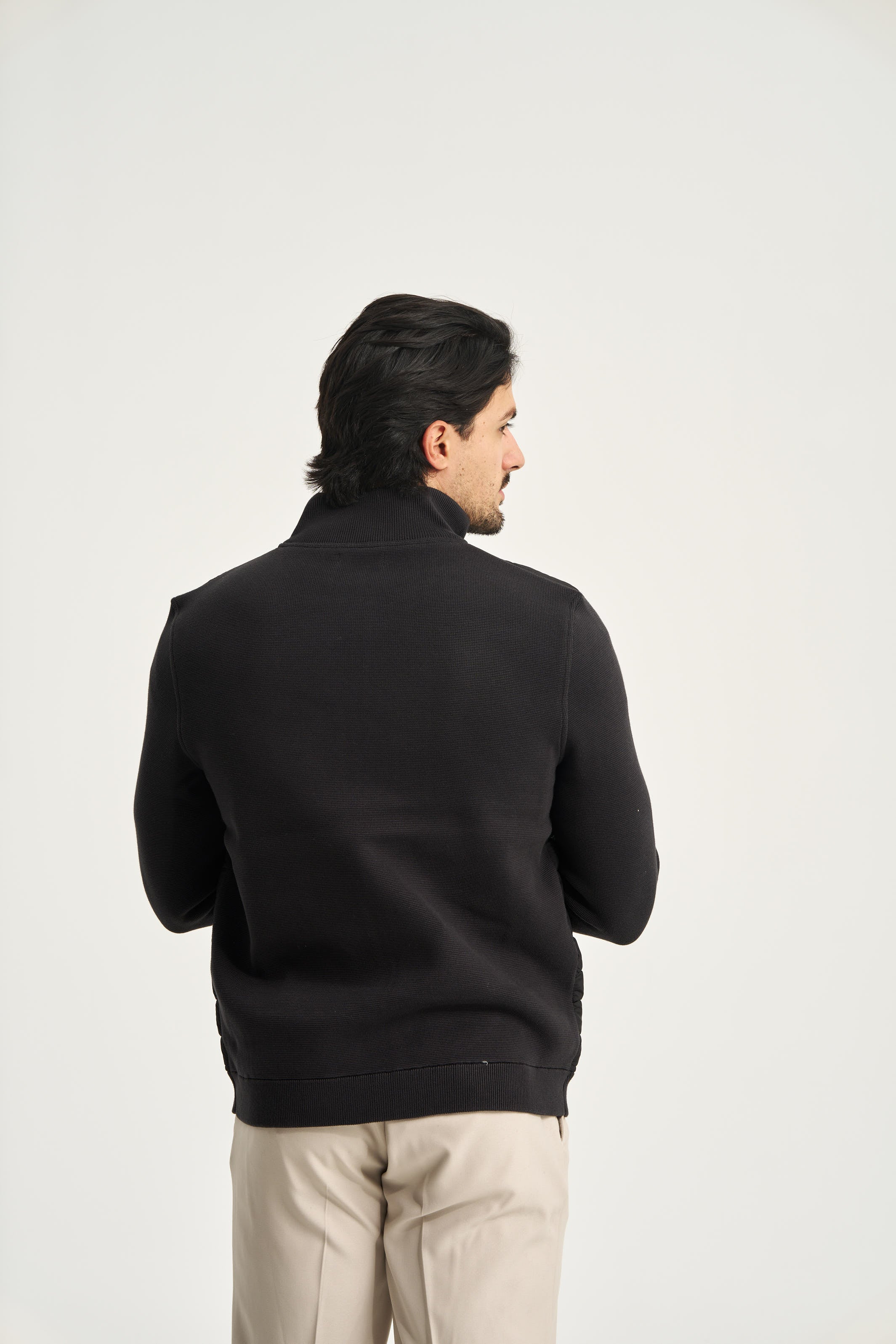 Avallon Padded Cardigan Black